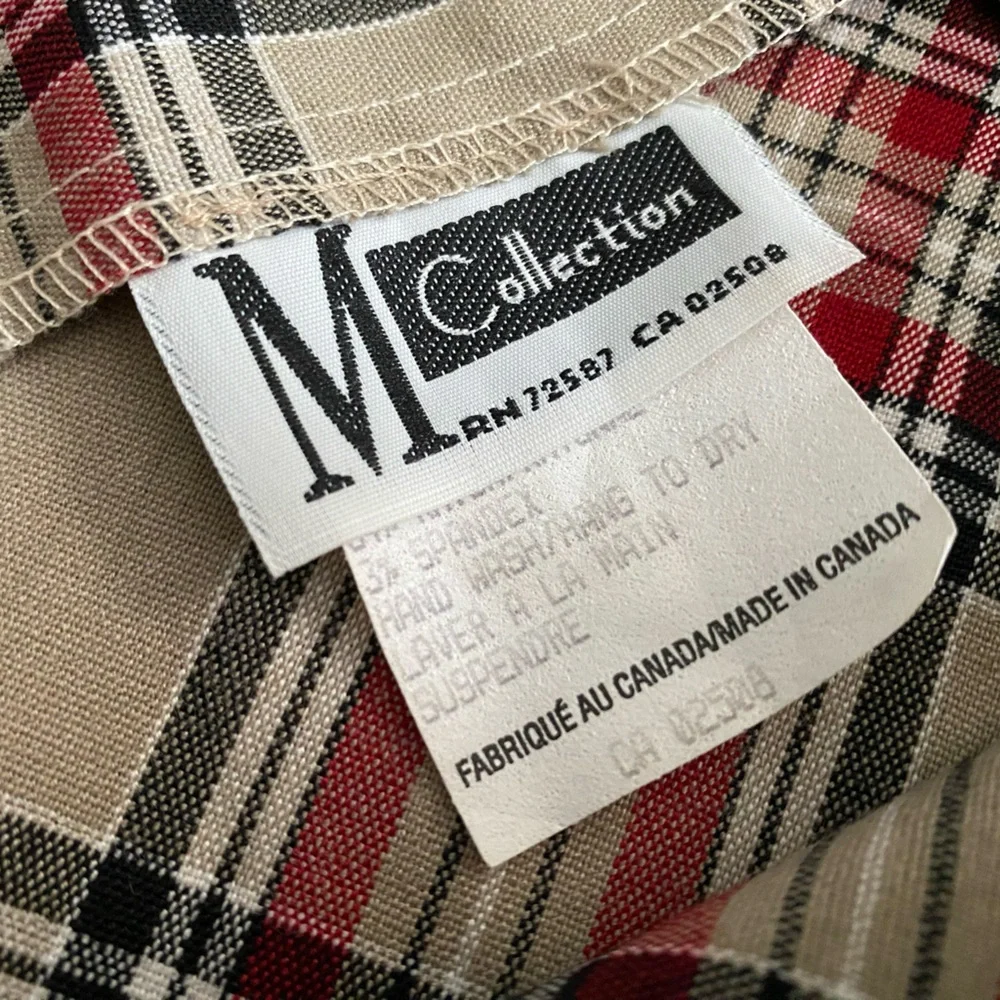 Vintage Y2K Plaid Skirt - Picture 4 of 8